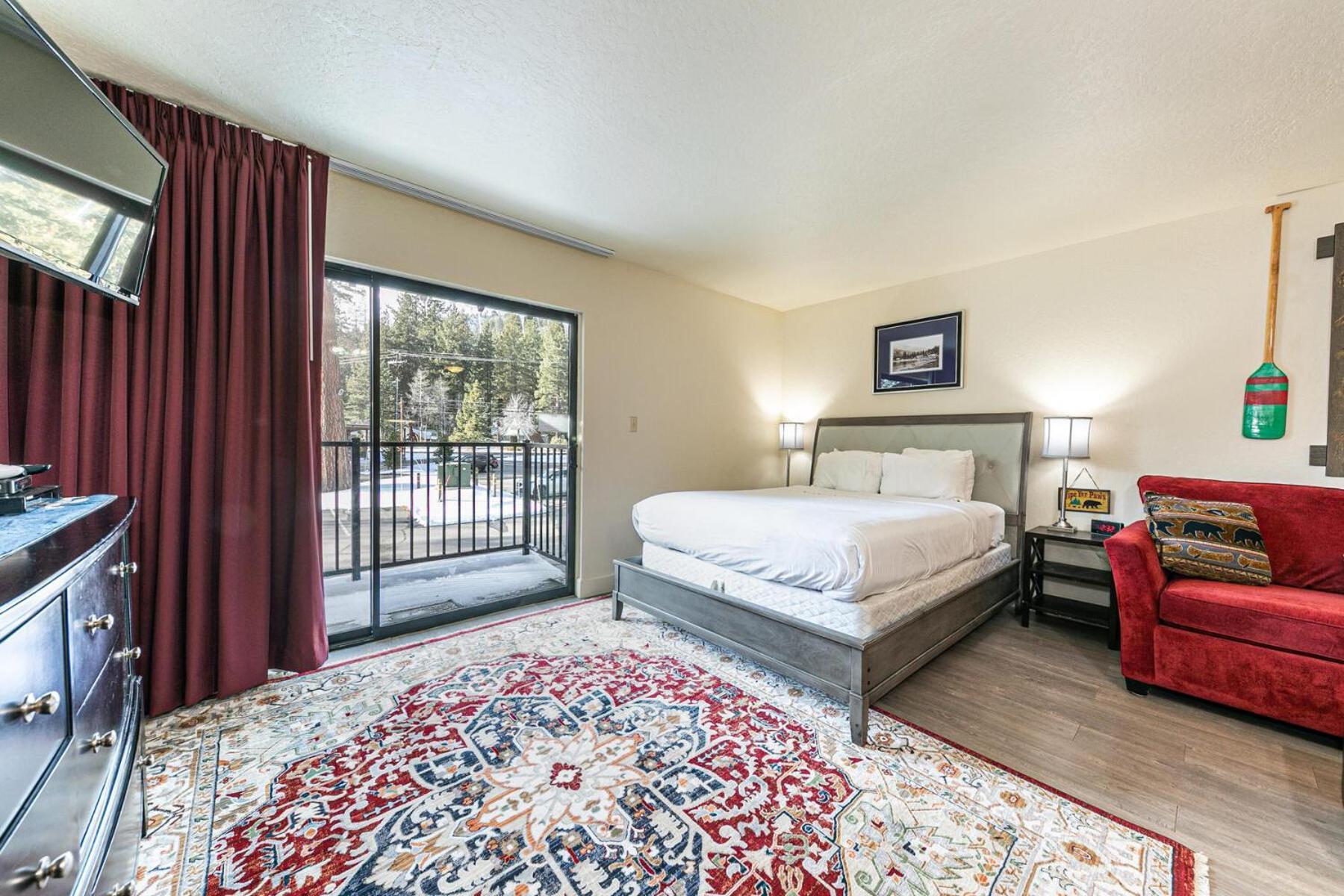 טראקי Charming Queen Studio Deluxe W/Balcony #233 At Donner Lake Village מראה חיצוני תמונה